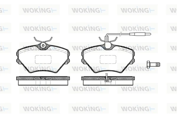 Brake Pad Set, disc brake P5853.02