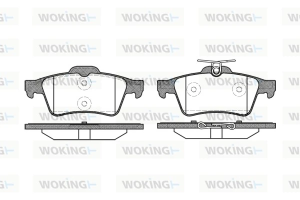 Brake Pad Set, disc brake P9423.20