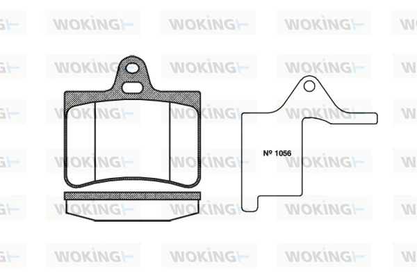 Brake Pad Set, disc brake P9303.00