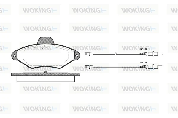 Brake Pad Set, disc brake P5383.04