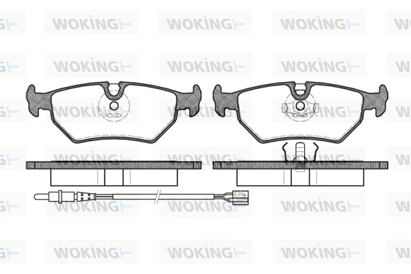 Brake Pad Set, disc brake P3653.32