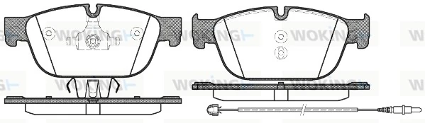 Brake Pad Set, disc brake P15513.01