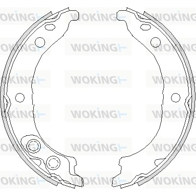 Brake Shoe, parking brake Z4728.00