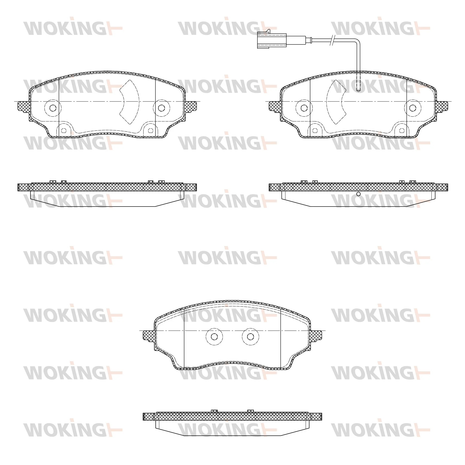 Brake Pad Set, disc brake P21333.01