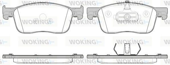 Brake Pad Set, disc brake P16193.00