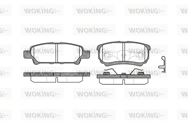 Brake Pad Set, disc brake P11513.02