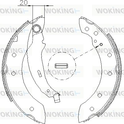 Brake Shoe Z4199.01