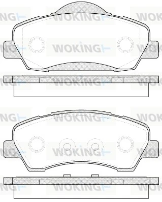 Brake Pad Set, disc brake P14303.00