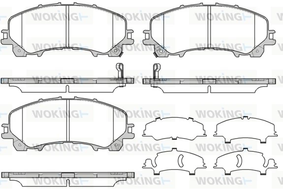 Brake Pad Set, disc brake P15073.12