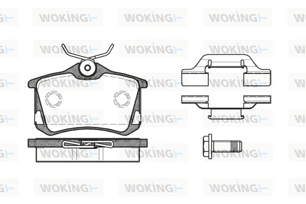 Brake Pad Set, disc brake P3633.50