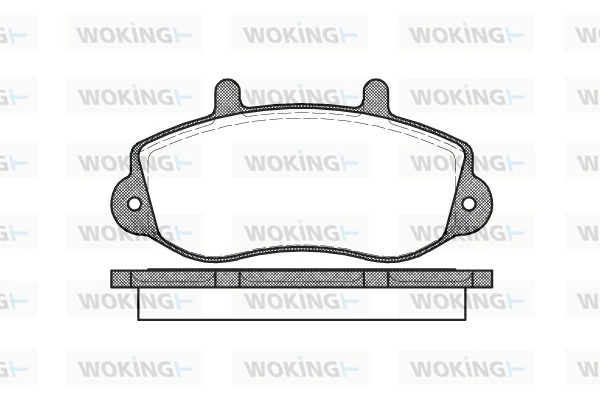 Brake Pad Set, disc brake P7773.00