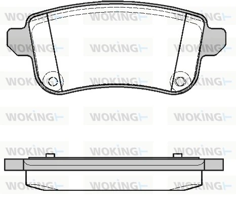 Brake Pad Set, disc brake P12873.10
