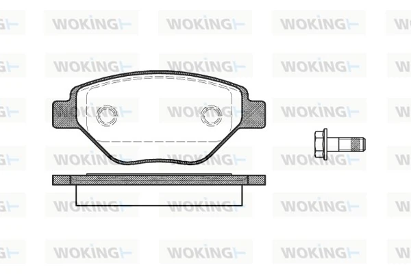 Brake Pad Set, disc brake P8773.00
