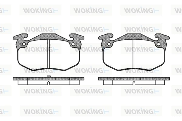 Brake Pad Set, disc brake P0443.50