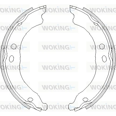 Brake Shoe, parking brake Z4750.00