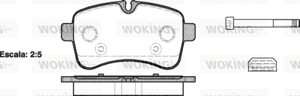 Brake Pad Set, disc brake P13823.00