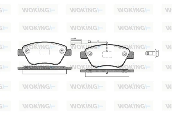 Brake Pad Set, disc brake P9583.11