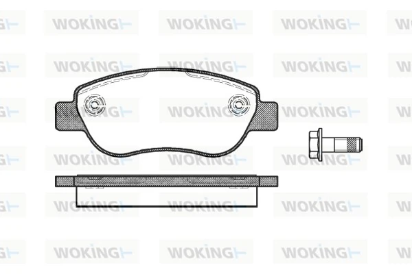 Brake Pad Set, disc brake P11693.00