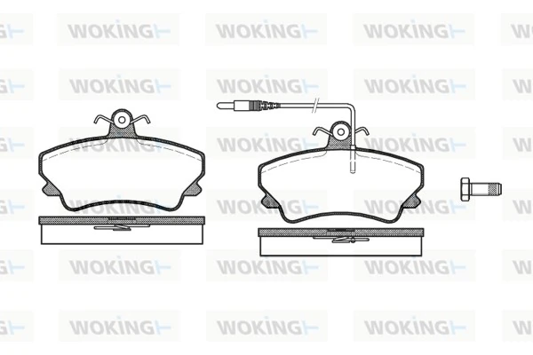 Brake Pad Set, disc brake P5093.12