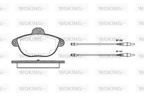 Brake Pad Set, disc brake P7083.04