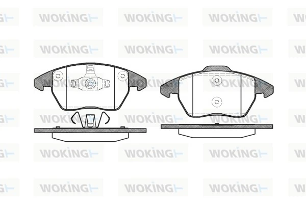 Brake Pad Set, disc brake P11303.10