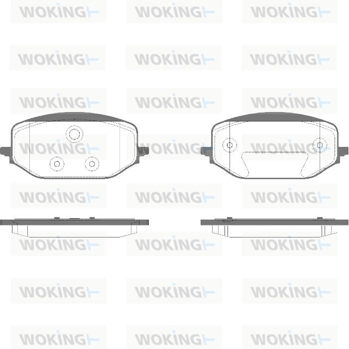 Brake Pad Set, disc brake P18883.00
