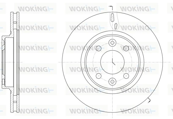 Brake Disc D61535.10