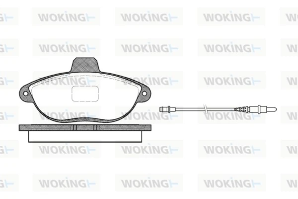 Brake Pad Set, disc brake P7023.02