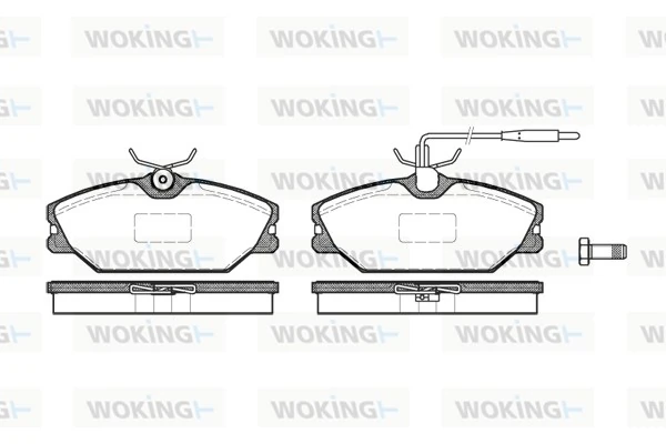Brake Pad Set, disc brake P3083.12