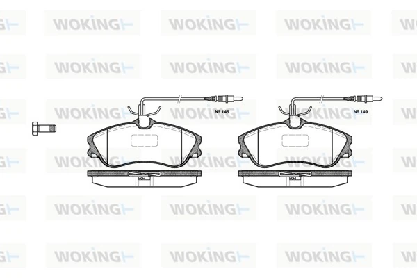 Brake Pad Set, disc brake P7343.04