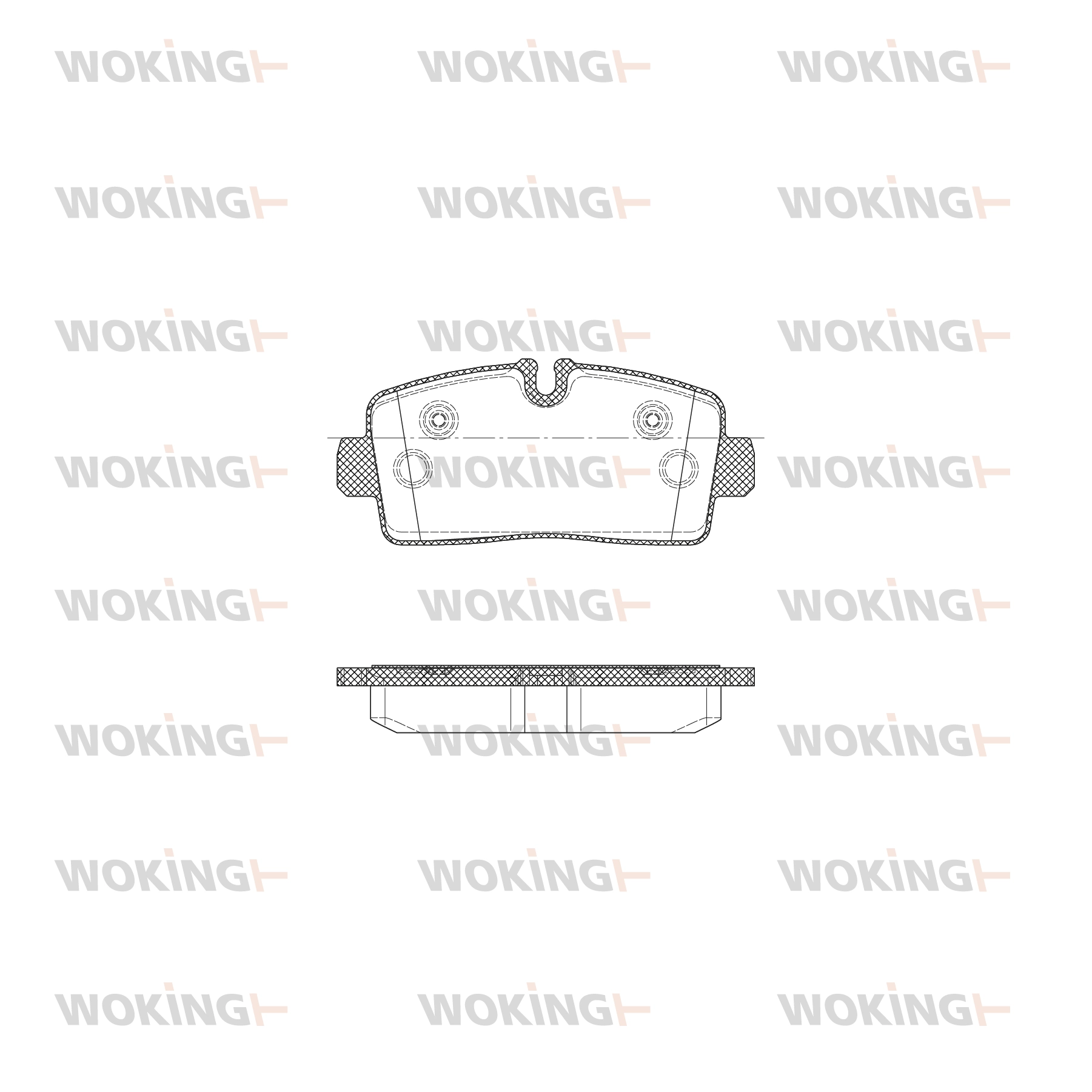 Brake Pad Set, disc brake P21053.00