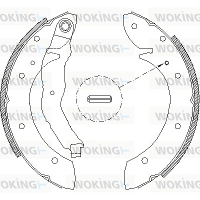 Brake Shoe Z4396.01