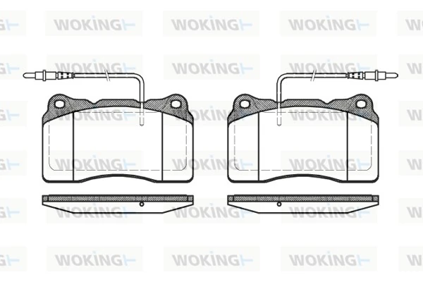 Brake Pad Set, disc brake P7663.14