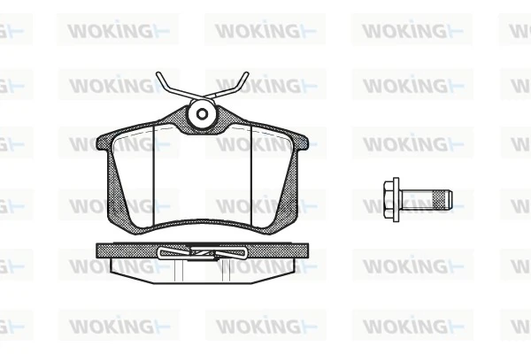 WOKING ブレーキパッドセット、ディスクブレーキ P3633.05