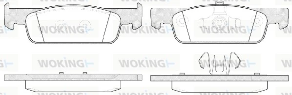 Brake Pad Set, disc brake P14403.00