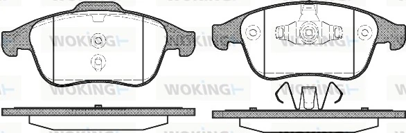 Brake Pad Set, disc brake P12893.00