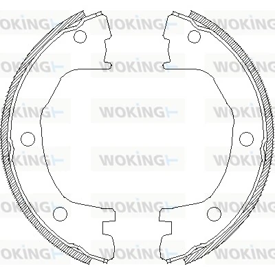 Brake Shoe, parking brake Z4712.00