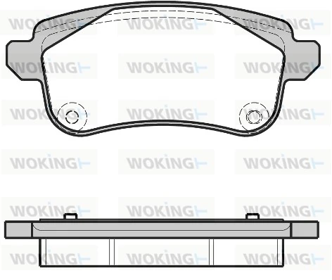 Brake Pad Set, disc brake P12873.30