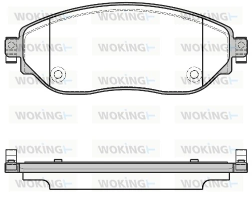 Brake Pad Set, disc brake P17173.08