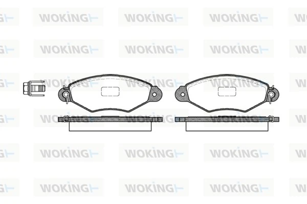 Brake Pad Set, disc brake P7433.00