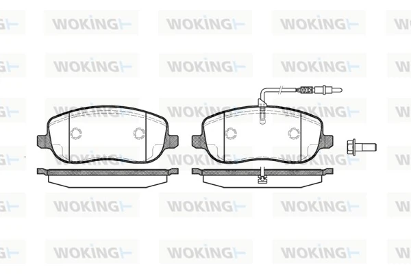 Brake Pad Set, disc brake P9793.12