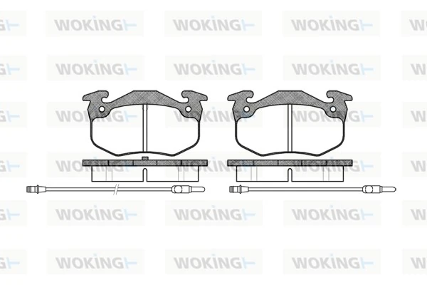 Brake Pad Set, disc brake P0443.24