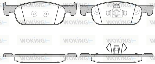 Brake Pad Set, disc brake P16183.00