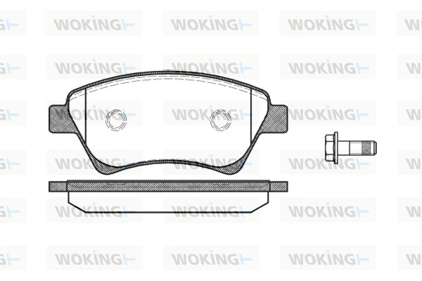 Brake Pad Set, disc brake P8763.00