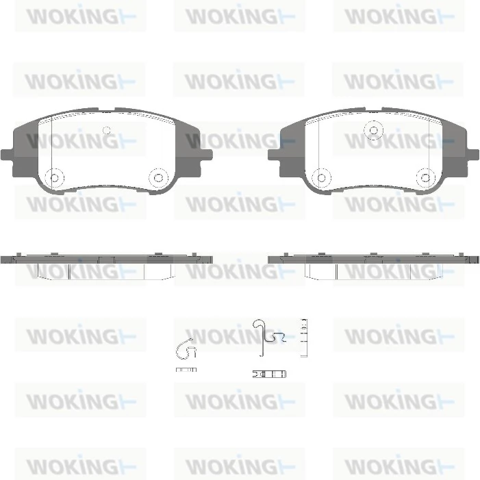 Brake Pad Set, disc brake P18943.00