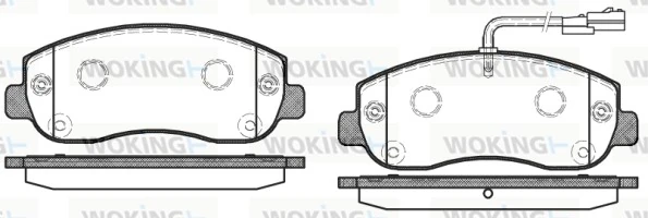 Brake Pad Set, disc brake P15493.01