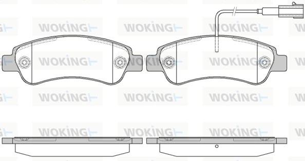 Brake Pad Set, disc brake P13383.02