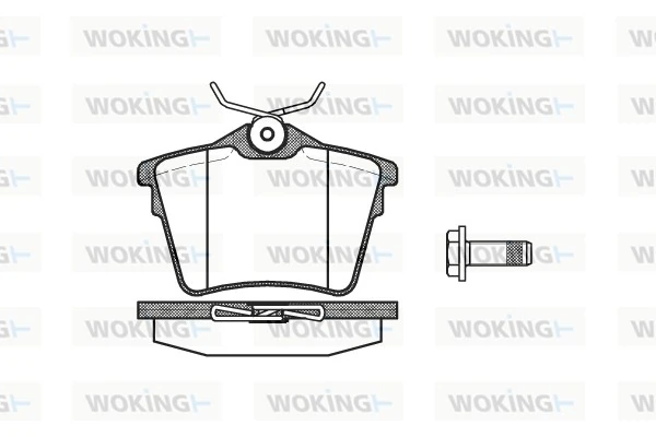 Brake Pad Set, disc brake P10033.00