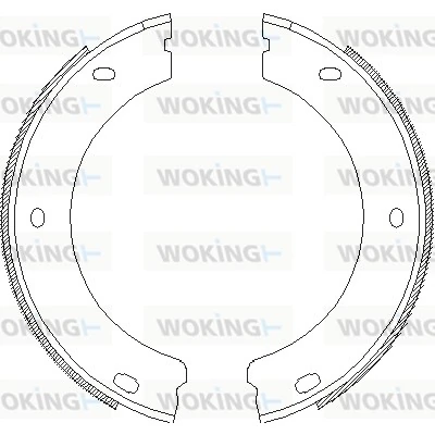 Brake Shoe, parking brake Z4652.00