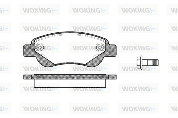 Brake Pad Set, disc brake P10773.00